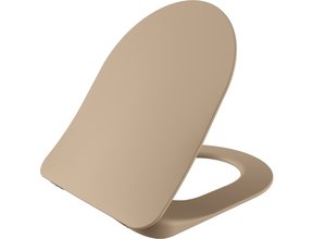 Creavit Freedom Toiletbril Mat Cappuccino duroplast softclose toiletzitting 36x44,5cm