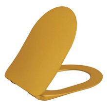 Creavit Freedom Toiletbril Goud duroplast softclose toiletzitting 36x44,5cm