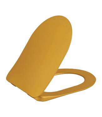 CREAVIT Creavit Freedom Toiletbril Goud duroplast softclose toiletzitting 36x44,5cm