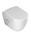 Budget Hangtoilet Glans Wit Creavit Aloni incl. Softclose toiletbril met spoelrand 51x35x36cm