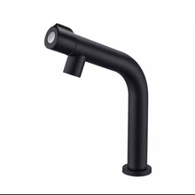 Toiletkraan Zwart Donna Balkon fonteinkraan Zwart Mat enkel koudkraan