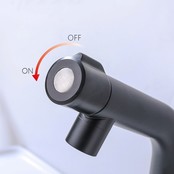 Toiletkraan Zwart Donna Balkon fonteinkraan Zwart Mat enkel koudkraan