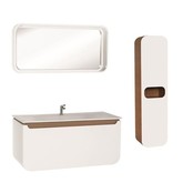 Kolomkast 160x40x32cm Creavit Pion met 4 lagen MDF verdelers Glas Kolomkast 160x40x32cm Creavit Pion met 4 lagen MDF verdelers Glas