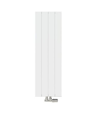 Designradiator King 120cm 648 Watt Hoogglans Wit Middenonderaansluiting 120x37.5cm