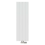 Designradiator King 120cm 648 Watt Mat Wit Middenonderaansluiting 120x37.5cm