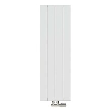 Designradiator King 120cm 648 Watt Mat Wit Middenonderaansluiting 120x37.5cm