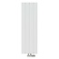 DIAMOND LINE Designradiator King 120cm 648 Watt Mat Wit Middenonderaansluiting 120x37.5cm