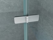 Badwand Elena 3-Delig 130x140cm Antikalk Helder Glas Chroom Profiel 6mm Veiligheidsglas Easy Clean omkeerbaar Badwand Elena 3-Delig 130x140cm Antikalk Helder Glas Chroom Profiel 6mm Veiligheidsglas Easy Clean omkeerbaar