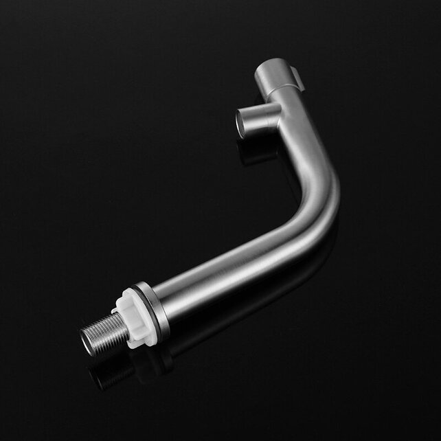 Toiletkraan RVS Balkon fonteinkraan enkel koudkraan eenhendel bediening