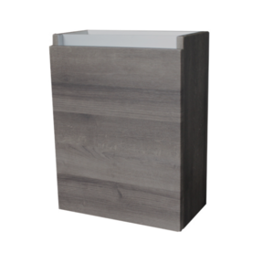 Fonteinkast 52x40x22cm Century Oak Scharnier Rechts Aluminium Greeplijst SaniPro