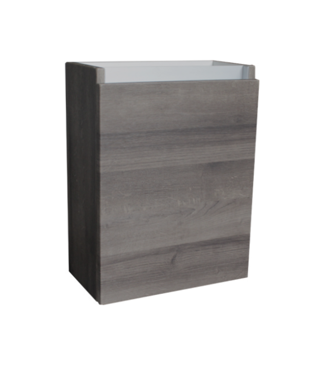 Fonteinkast 52x40x22cm Century Oak Scharnier Rechts Aluminium Greeplijst SaniPro