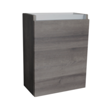 Fonteinkast 52x40x22cm Century Oak Scharnier Links Aluminium Greeplijst SaniPro