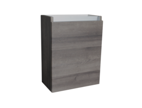 Fonteinkast 52x40x22cm Century Oak Scharnier Links Aluminium Greeplijst SaniPro