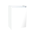 Fonteinkast 52x40x22cm Wit Hoogglans Scharnier Links Aluminium Greeplijst SaniPro