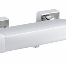 Douchemengkraan Vierkant Chroom Thermostaatkraan