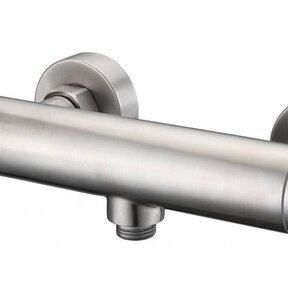 Douchemengkraan Rond RVS Thermostaatkraan Opbouw 15cm HOH