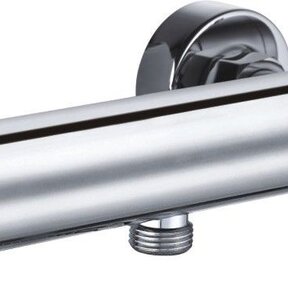 SaniPro New Rio Douchemengkraan Rond Chroom Thermostaatkraan Opbouw 15cm HOH