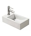 Keramische Toiletfontein Mini Quibic 45x25x12cm Links / Rechts