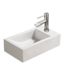 Keramische Toiletfontein Mini Quibic 45x25x12cm Links / Rechts