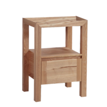 Robusta Onderkast Wastafel 60x47x85cm Massief Eikenhout SaniPro