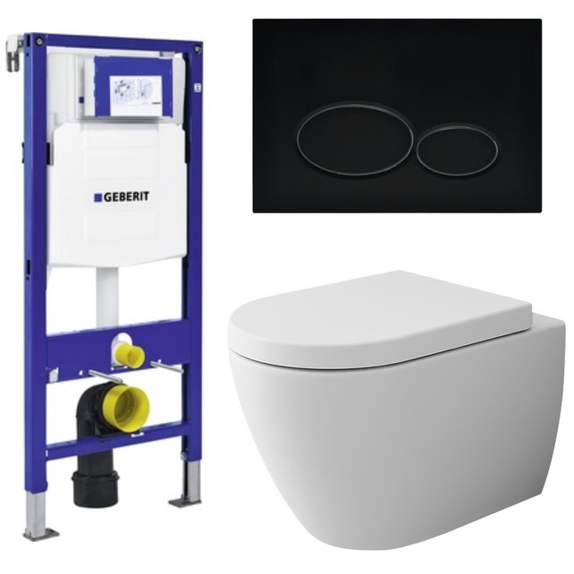 Geberit Toiletset UP 320 Jet-Flush Mat Wit Flatline Rimfree Softclose Quickrelease Toiletbril Alpha Mat Zwart Geberit Toiletset UP 320 Jet-Flush Mat Wit Flatline Rimfree Softclose Quickrelease Toiletbril Alpha Mat Zwart