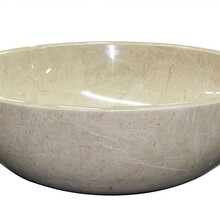 Opzet Waskom Marmer Beige 38x12cm