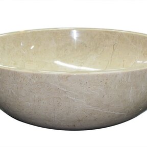 Opzet Waskom Marmer Beige 38x12cm