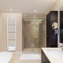 Stelrad Elektrisch Handdoekradiator Dahlia E-Vento 1950 WATT 180x60cm ECO design met digitale thermostaat en blower wit (RAL9016)