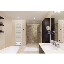 Stelrad Elektrisch Handdoekradiator Dahlia E-Vento 1950 WATT 180x60cm ECO design met digitale thermostaat en blower wit (RAL9016)