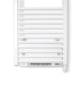 Stelrad Elektrisch Handdoekradiator Dahlia E-Vento 1950 WATT 180x60cm ECO design met digitale thermostaat en blower wit (RAL9016)