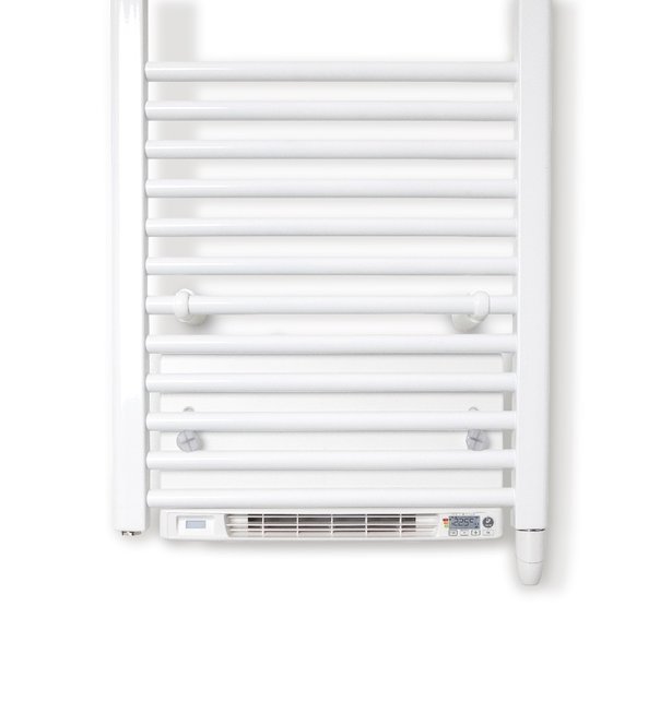 Stelrad Elektrisch Handdoekradiator Dahlia E-Vento 1950 WATT 180x60cm ECO design met digitale thermostaat en blower wit (RAL9016)