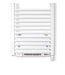 Stelrad Elektrisch Handdoekradiator Dahlia E-Vento 1950 WATT 180x60cm ECO design met digitale thermostaat en blower wit (RAL9016)