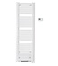 Stelrad Elektrisch Handdoekradiator Dahlia E-Vento 1950 WATT 180x60cm ECO design met digitale thermostaat en blower wit (RAL9016)