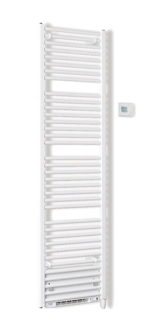 Stelrad Elektrisch Handdoekradiator Dahlia E-Vento 1950 WATT 180x60cm ECO design met digitale thermostaat en blower wit (RAL9016)