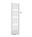 Stelrad Elektrisch Handdoekradiator Dahlia E-Vento 1950 WATT 180x60cm ECO design met digitale thermostaat en blower wit (RAL9016)