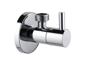 Hoekstopkraan Delta Chroom Bidetkraan 1/2x3/8 Stopkraan / Stopkranen