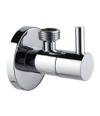 CREAVIT Hoekstopkraan Delta Chroom Bidetkraan 1/2x3/8 Stopkraan / Stopkranen