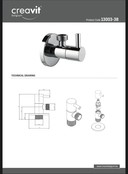 Hoekstopkraan Delta Chroom Bidetkraan 1/2x3/8 Stopkraan / Stopkranen Hoekstopkraan Delta Chroom Bidetkraan 1/2x3/8 Stopkraan / Stopkranen