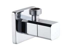 Hoekstopkraan Quadro Chroom Bidetkraan 1/2x3/8 Stopkraan / Stopkranen