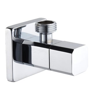 CREAVIT Hoekstopkraan Quadro Chroom Bidetkraan 1/2x3/8 Stopkraan / Stopkranen