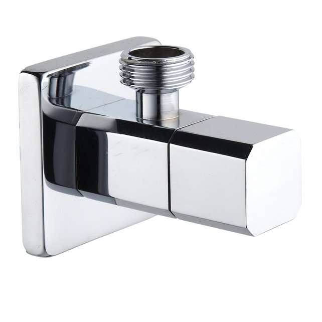 Hoekstopkraan Quadro Chroom Bidetkraan 1/2x3/8 Stopkraan / Stopkranen Hoekstopkraan Quadro Chroom Bidetkraan 1/2x3/8 Stopkraan / Stopkranen