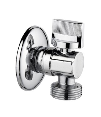 CREAVIT Hoekstopkraan Wasmachine Chroom 1/2x3/4 Stopkraan / Stopkranen WASMACHINEKRAAN