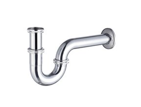 S-Buissifon Chroom Sifon Metaal 5/4 -1/4 - 25cm afvoersifon wastafel