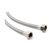 Flexibele aansluitslang 3/8Fx3/8F  Buigzame verbindingsslang RVS 30cm tot 100cm binnendraad Flexibele aansluitslang 3/8Fx3/8F  Buigzame verbindingsslang RVS 30cm tot 100cm binnendraad