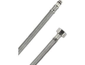 Flexibele aansluitslang binnendraad 3/8F X 10mm buitendraad Buigzame verbindingsslang kraan RVS 30cm tot 100cm