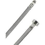 Flexibele aansluitslang binnendraad 1/2F X 10mm buitendraad Buigzame verbindingsslang kraan RVS 30cm tot 100cm