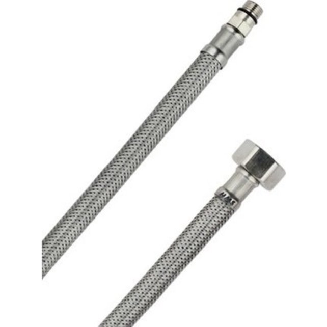 Flexibele aansluitslang binnendraad 1/2F X 10mm buitendraad Buigzame verbindingsslang kraan RVS 30cm tot 100cm