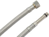 Flexibele aansluitslang binnendraad 3/8F X 10mm buitendraad extra Lang Buigzame verbindingsslang kraan RVS 30cm tot 100cm Flexibele aansluitslang binnendraad 3/8F X 10mm buitendraad extra Lang Buigzame verbindingsslang kraan RVS 30cm tot 100cm