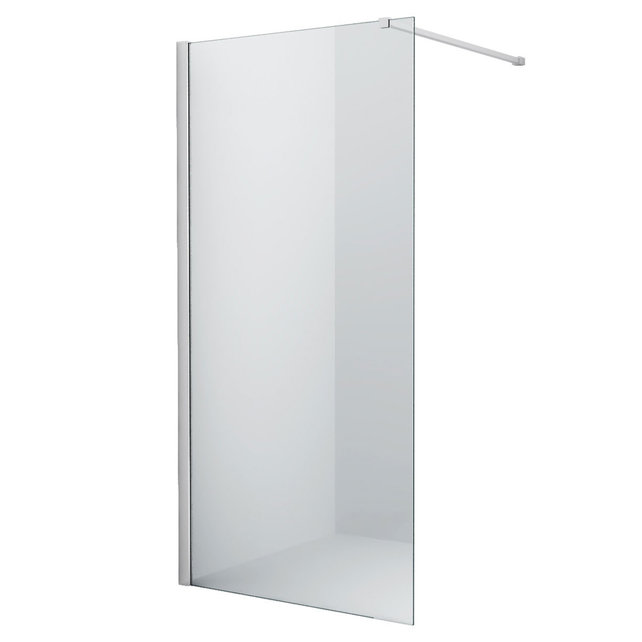Inloopdouche Eco Nano 50x200cm Antikalk Helder Glas Chroom Profiel 8mm Veiligheidsglas Easy Clean