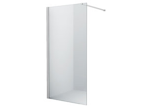 Inloopdouche Eco Nano 140x200cm Antikalk Helder Glas Chroom Profiel 8mm Veiligheidsglas Easy Clean